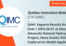 QIMC Reports Results from Hole 1 DDH-26-01 at West-Advocate Natural