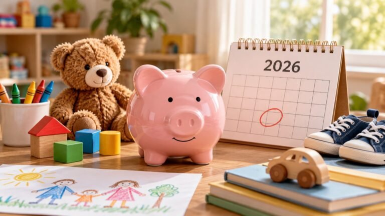 Editorial illustration accompanying Child and Dependent Care Credit in 2026: Check Eligible Costs and the Tax Year
