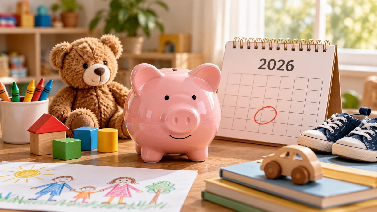 Editorial illustration accompanying Child and Dependent Care Credit in 2026: Check Eligible Costs and the Tax Year