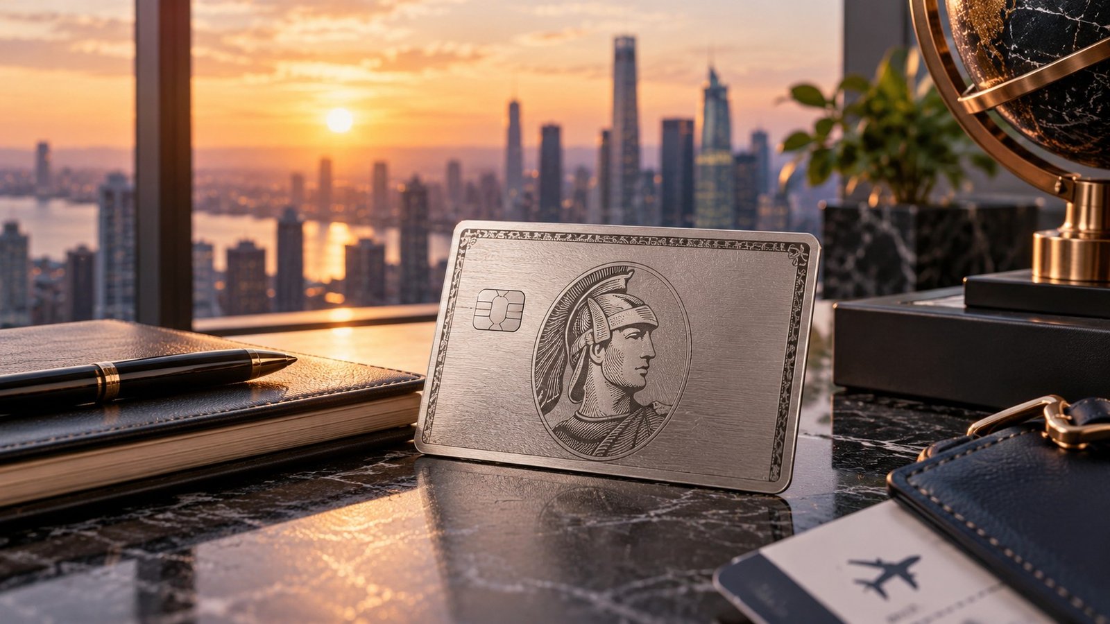 Editorial illustration accompanying AmEx Platinum Card for Morgan Stanley Review (2025.5 Update: 150k Offer)