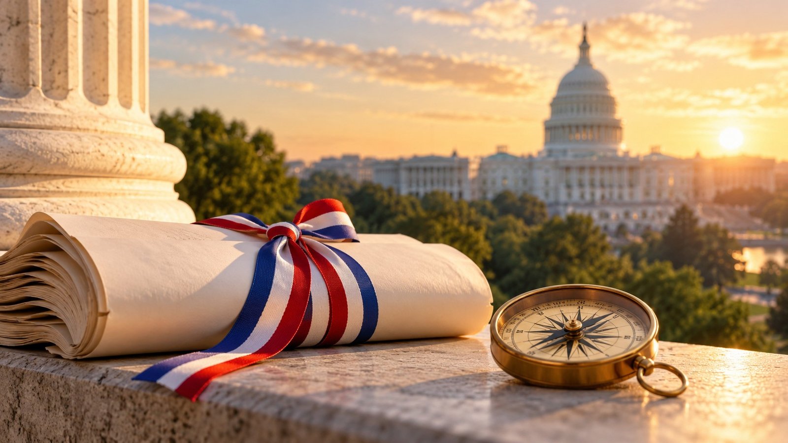 Editorial illustration accompanying The One Big Beautiful Bill Act (OBBBA) and Your Retirement