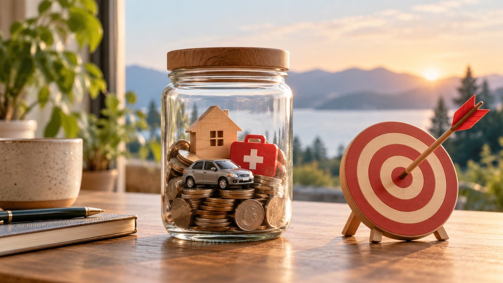 Editorial illustration accompanying How to Build an Emergency Fund: Set a Target You Can Explain