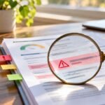 Editorial illustration accompanying How to Read Your Credit Report and Keep Track of Errors