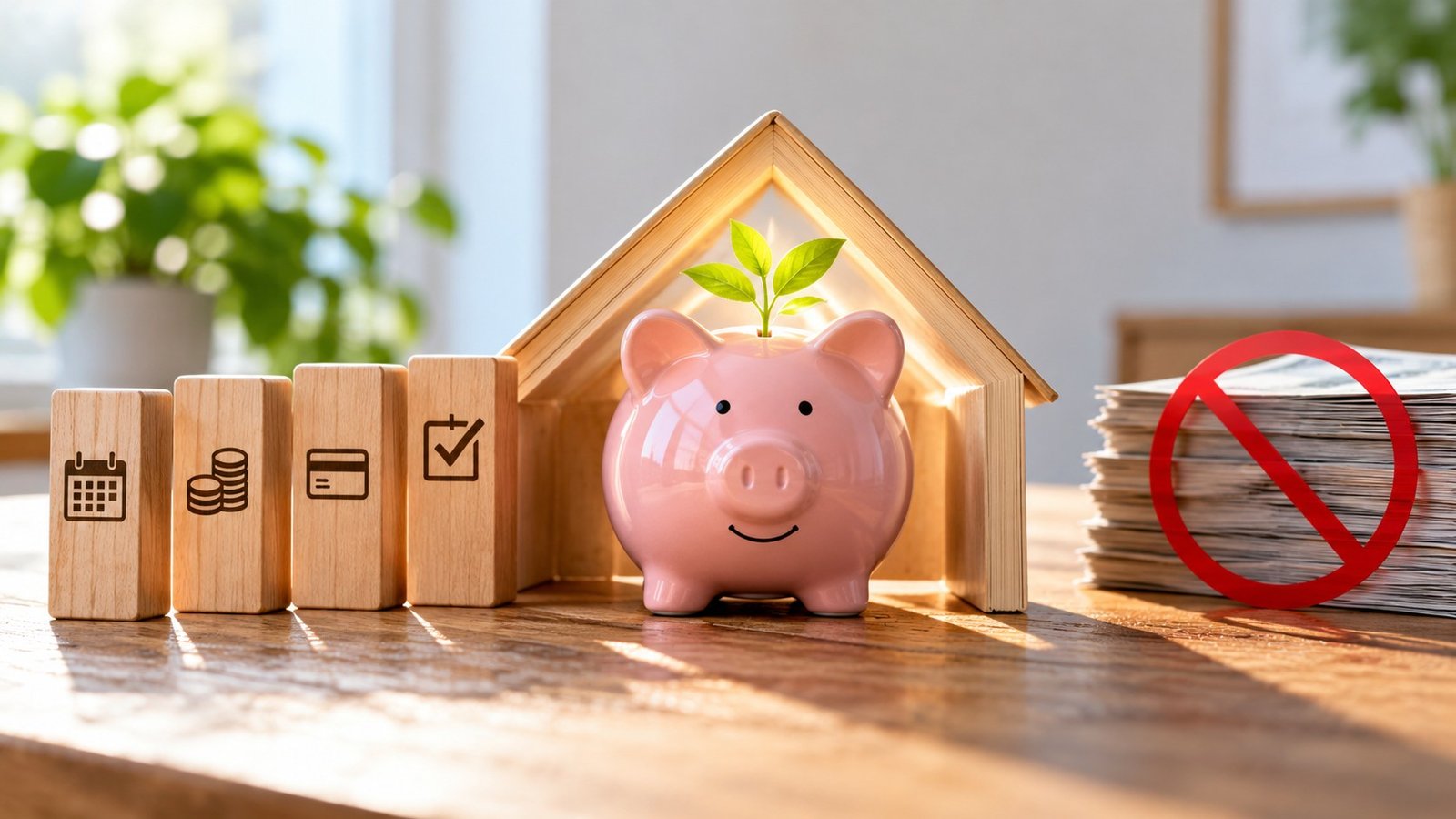 Editorial illustration accompanying Improve Your Credit Habits Without Paying for a Score Fix