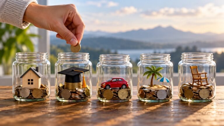 Editorial illustration accompanying Before You Invest: Match the Money to the Goal