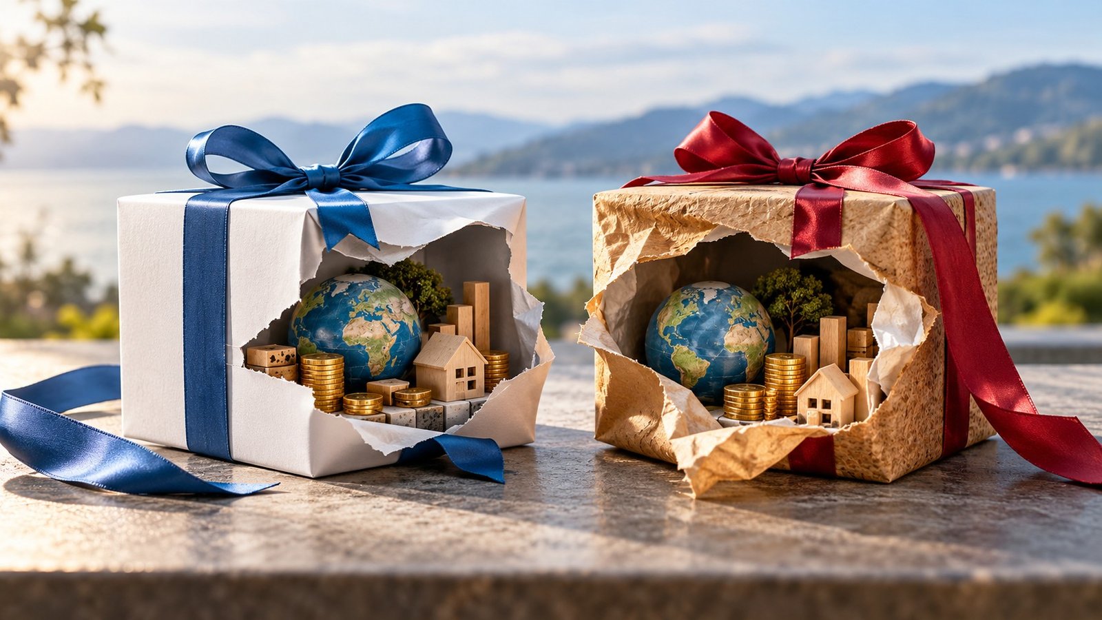 Editorial illustration accompanying ETFs vs. Mutual Funds: Compare the Investment Before the Wrapper