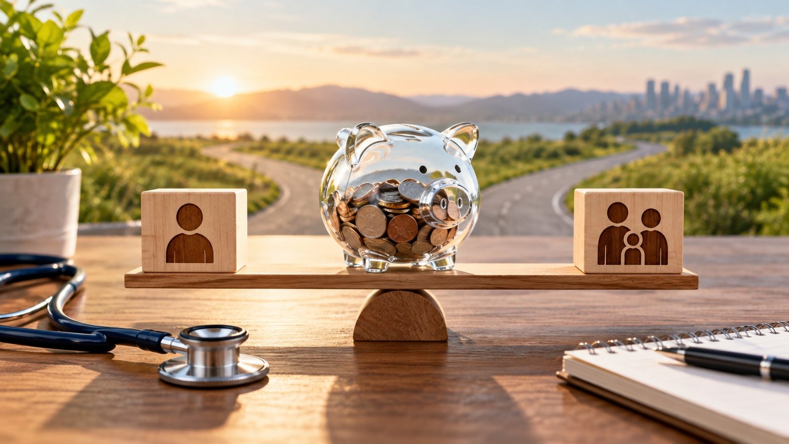 Editorial illustration accompanying Your HSA in 2026: Check Eligibility Before Choosing a Contribution