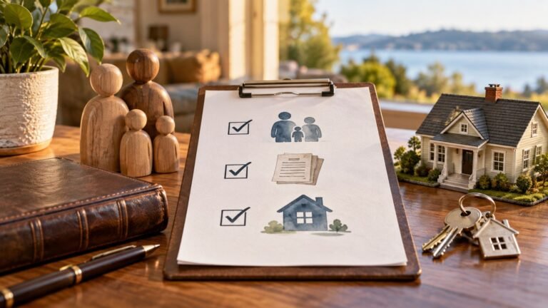 Editorial illustration accompanying An Estate-Planning Checklist: People, Documents and the Property They Cover