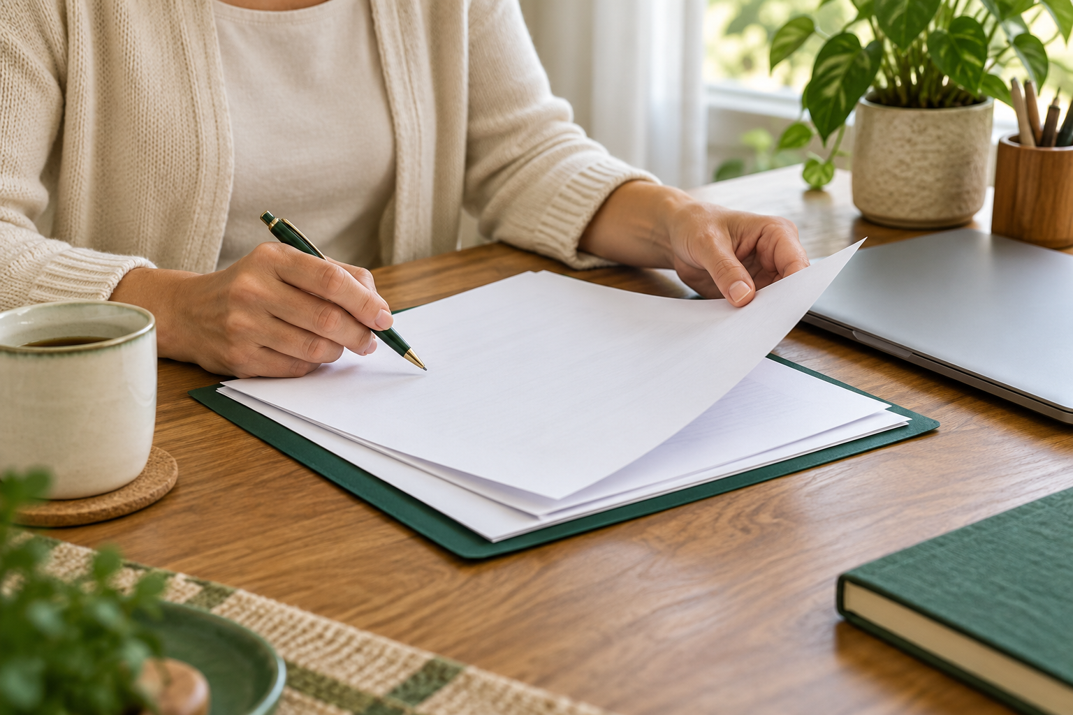 Reviewing household financial plans